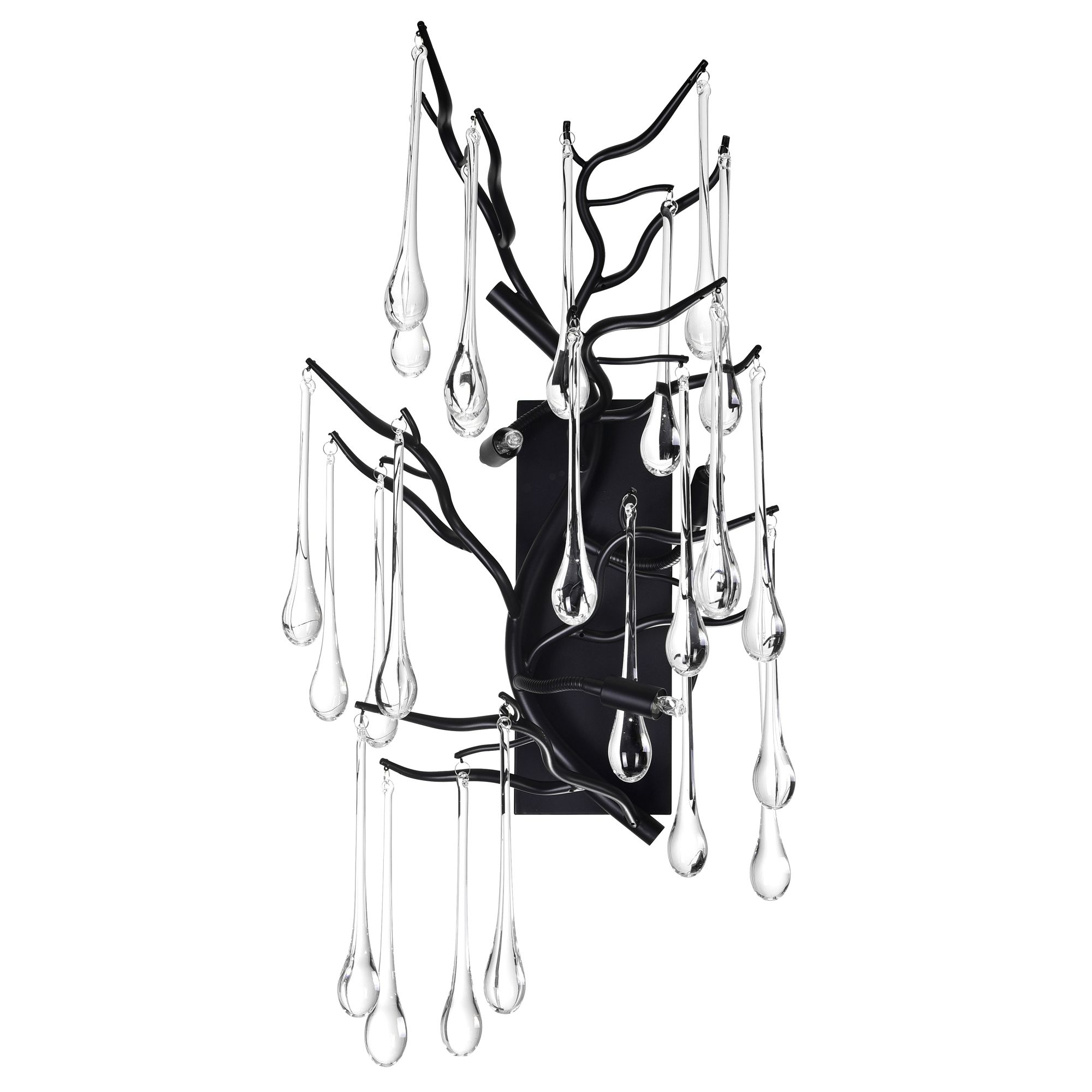 Image 5 Anita 3 Light Black Wall Sconce more views