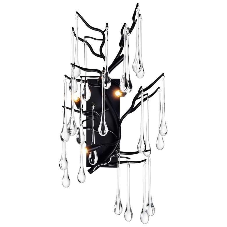 Image 1 Anita 3 Light Wall Sconce With Black Finish