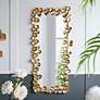 2_Anita 31" x 60 3/4" Golden Leaf Rectangular Wall Mirror