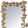 4_Anita 31" x 60 3/4" Golden Leaf Rectangular Wall Mirror more views