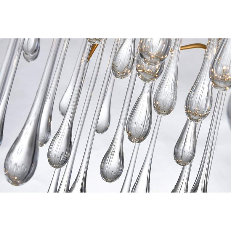 Image 5 Anita 43" Wide Gold Leaf 12-Light Chandelier more views