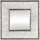 Anji Metallic Silver 39" Square Oversized Wall Mirror