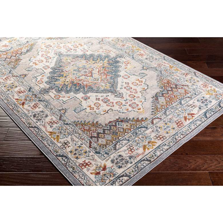 Image 3 Ankara AKR-2300 5&#39;3 inchx7&#39;3 inch Med Gray and Taupe Area Rug more views