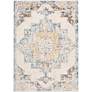 Thumbnail2 of Ankara AKR-2309 6'7"x9' Sky Blue Camel Rectangular Area Rug