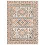 Thumbnail1 of Ankara AKR-2336 7'10"x10'3" Dusty Pink and Mustard Area R