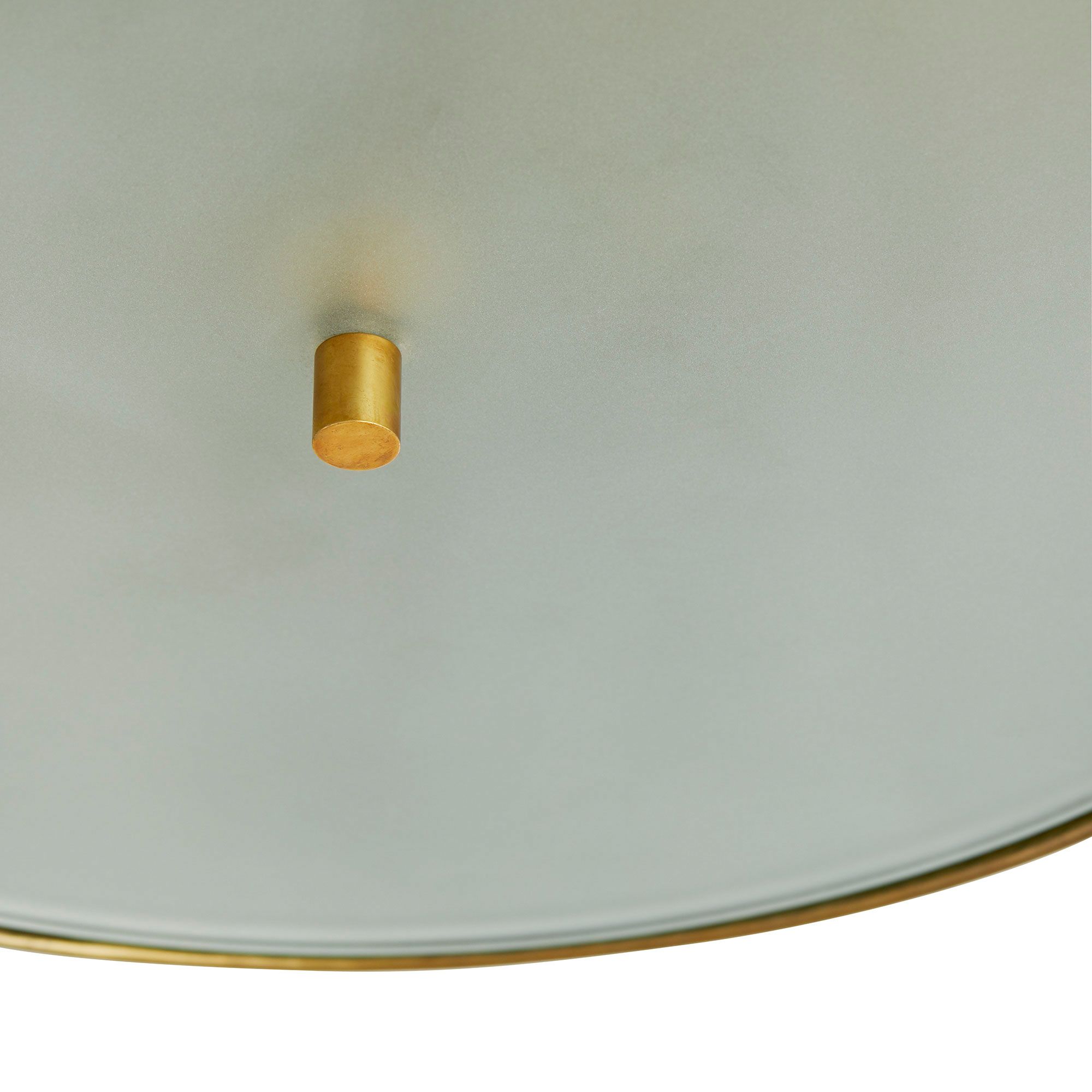 Image 6 Anna 17 3/4" Wide Antique Brass Drum Ceiling Light more views