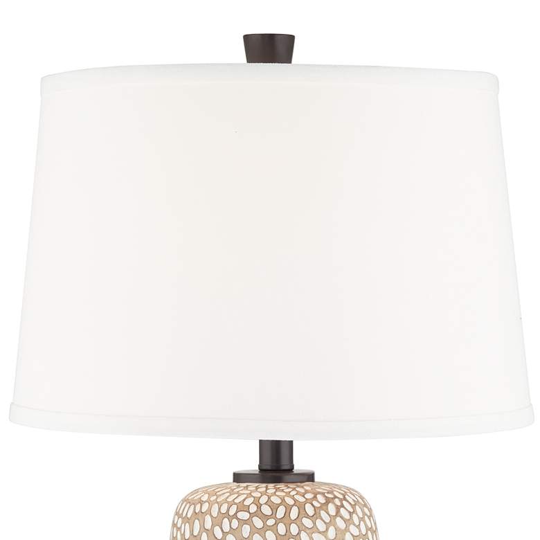 Image 4 Anna 27 1/4" High Pebbled Coastal Modern Table Lamps Set of 2 more views