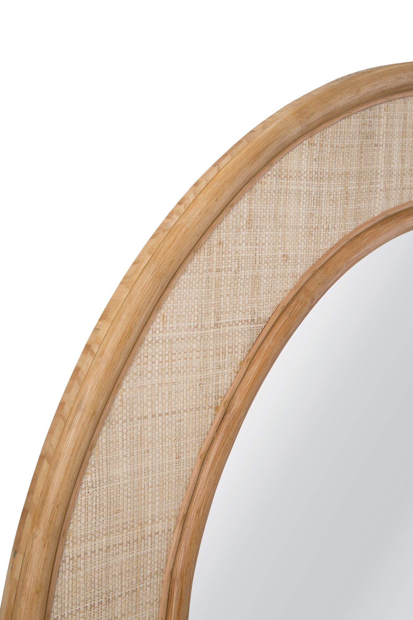 Image 2 Anna 71.46" Brown Floor Mirror more views