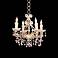 Annabella Four Light Colored Crystal Chandelier