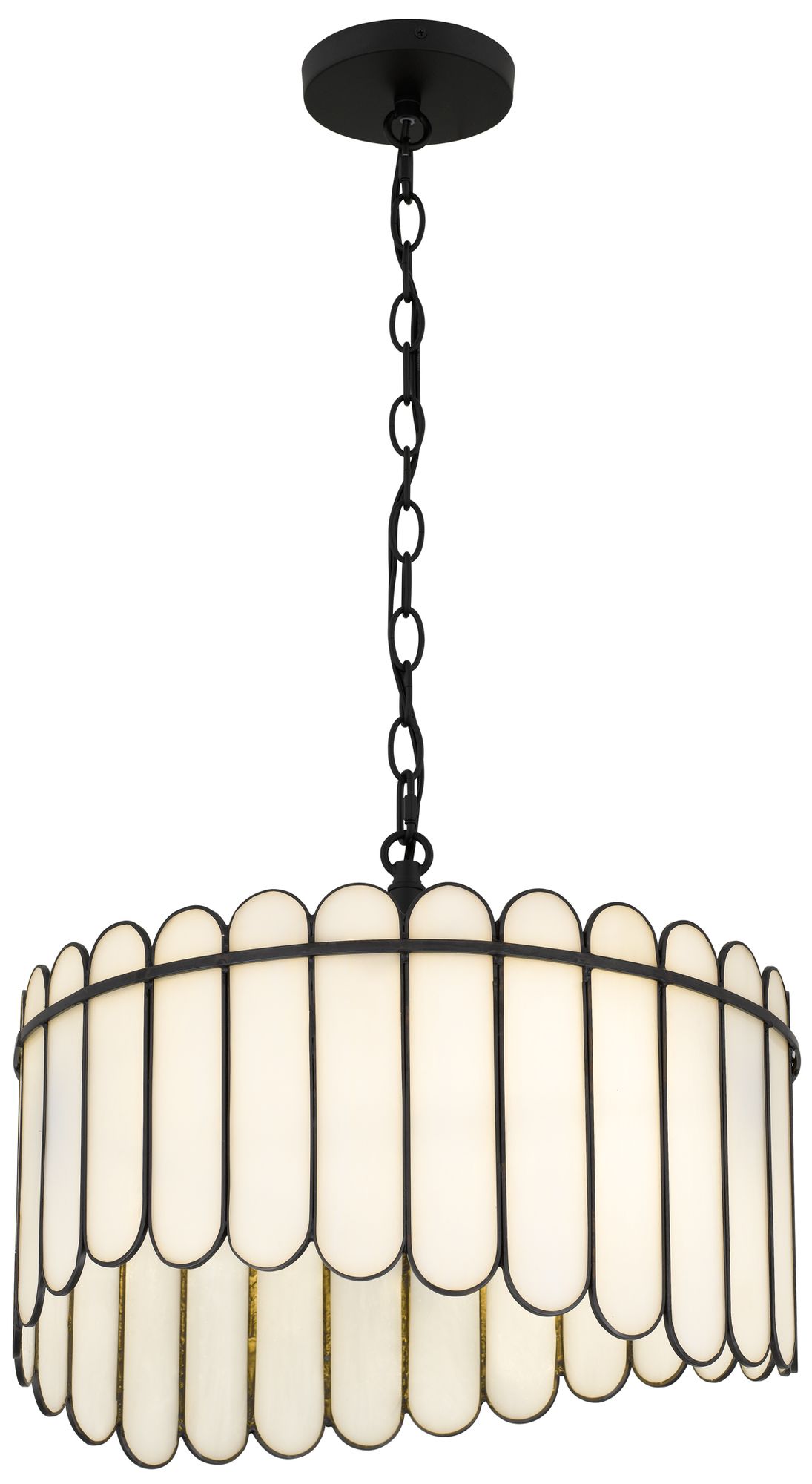 Image 5 Annabelle 3-Light Matte Black Pendant Light more views
