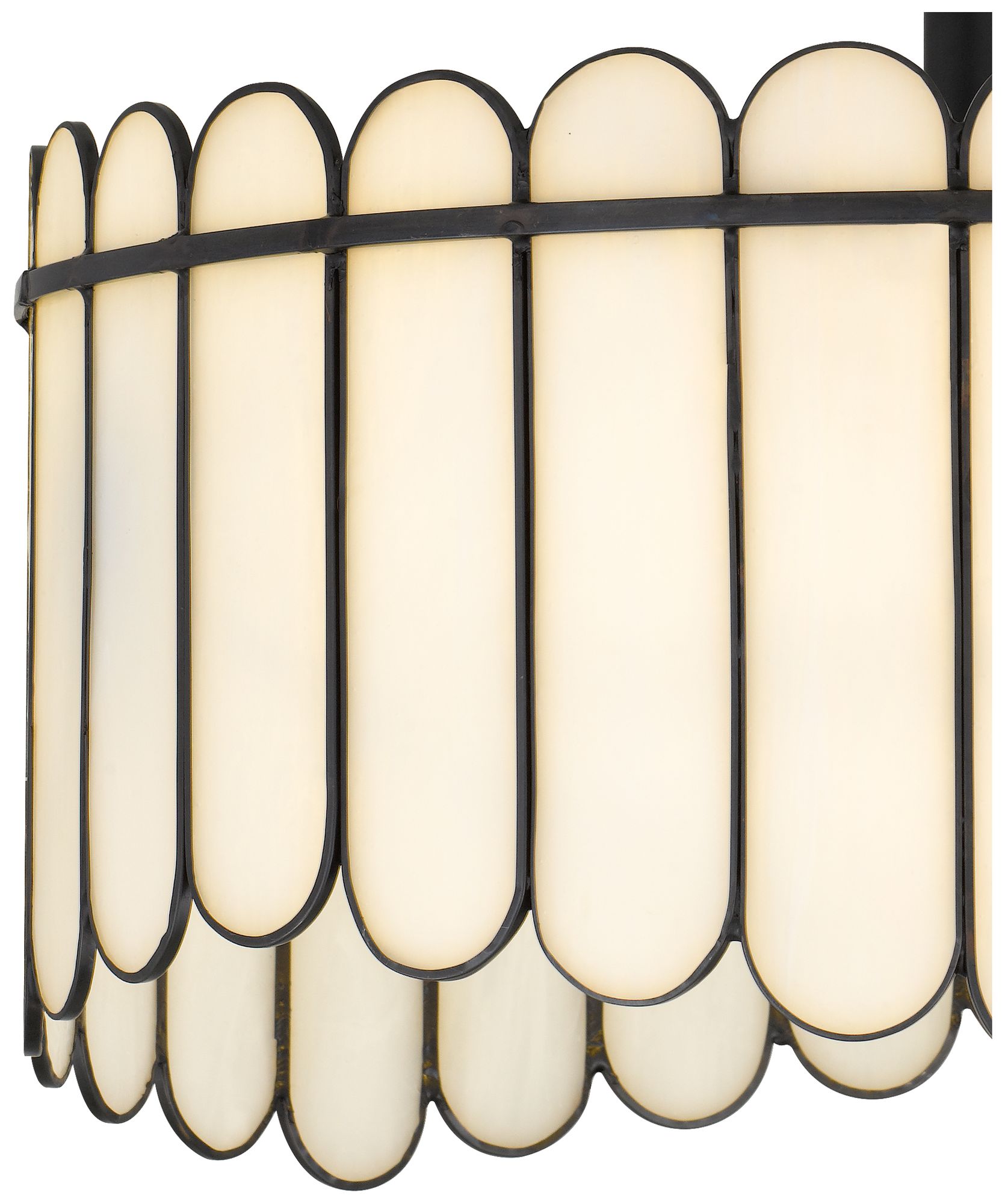 Image 7 Annabelle 3-Light Matte Black Pendant Light more views