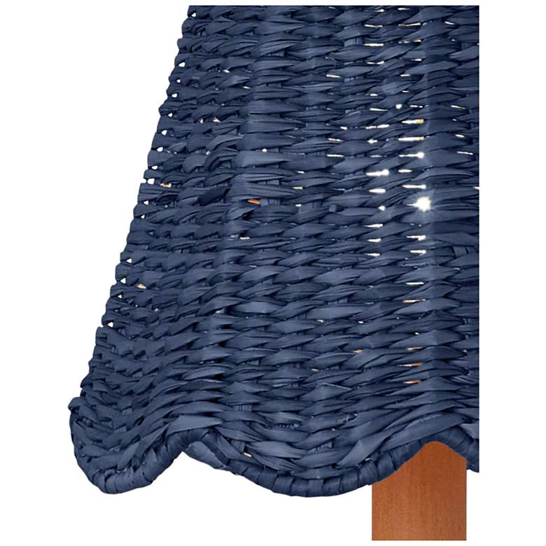 Image 2 Annabelle Indigo Tapered Chandelier Shade 6x6x6 (Clip-On) more views