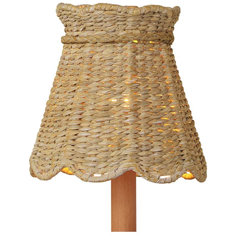 Image 1 Annabelle Natural Tapered Chandelier Shade 4.25x6x6 (Clip-On)