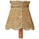 Annabelle Natural Tapered Chandelier Shade 4.25x6x6 (Clip-On)