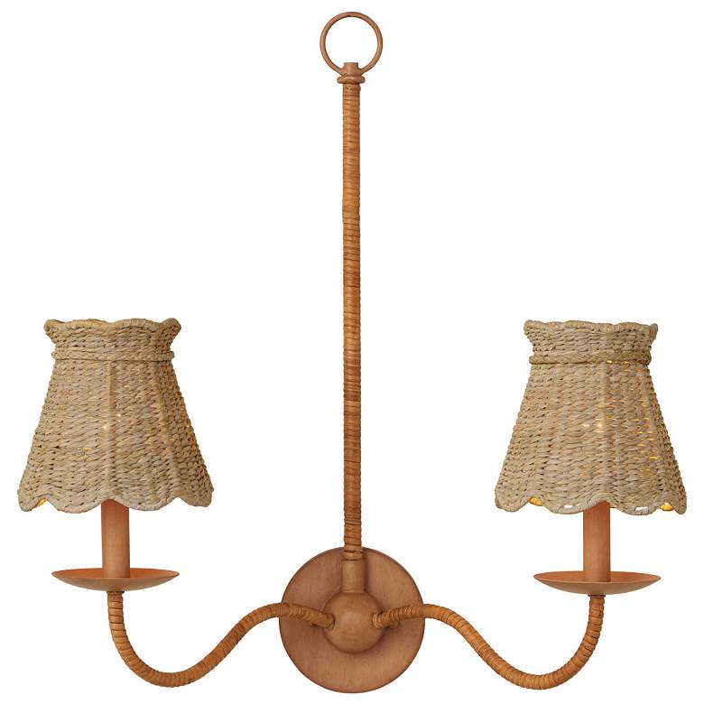 Image 3 Annabelle Natural Tapered Chandelier Shade 4.25x6x6 (Clip-On) more views