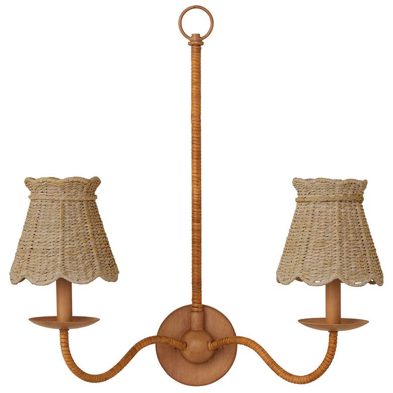 Image 4 Annabelle Natural Tapered Chandelier Shade 4.25x6x6 (Clip-On) more views
