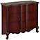 Annabelle Red Scalloped 2-Door Chest