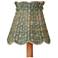 Annabelle Teal Tapered Chandelier Shade 6x6x6 (Clip-On)