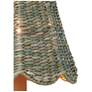 2_Annabelle Teal Tapered Chandelier Shade 6x6x6 (Clip-On) more views