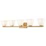 2_Annalise 42" Wide Modern Gold 5-Light Bath Light
