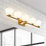 1_Annalise 42" Wide Modern Gold 5-Light Bath Light