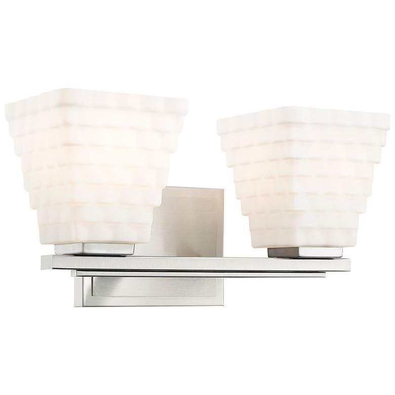 Image 1 Annalise by Z-Lite Brushed Nickel 14 inch 2 Light Vanity