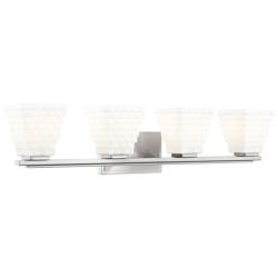 Annalise by Z-Lite Brushed Nickel 32 inch 4 Light Vanity