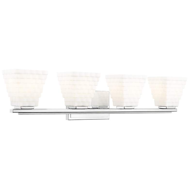 Image 1 Annalise by Z-Lite Chrome 32 inch 4 Light Vanity