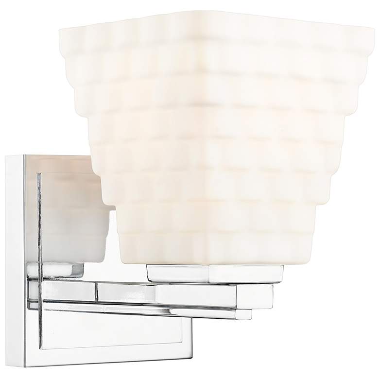 Image 1 Annalise by Z-Lite Chrome 5 inch 1 Light Wall Sconce