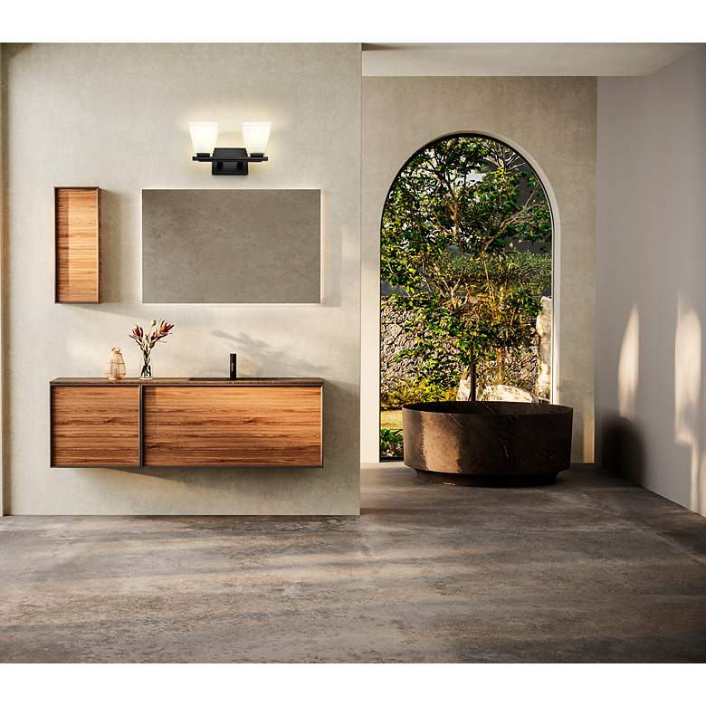 Image 2 Annalise by Z-Lite Matte Black 14 inch 2 Light Vanity more views