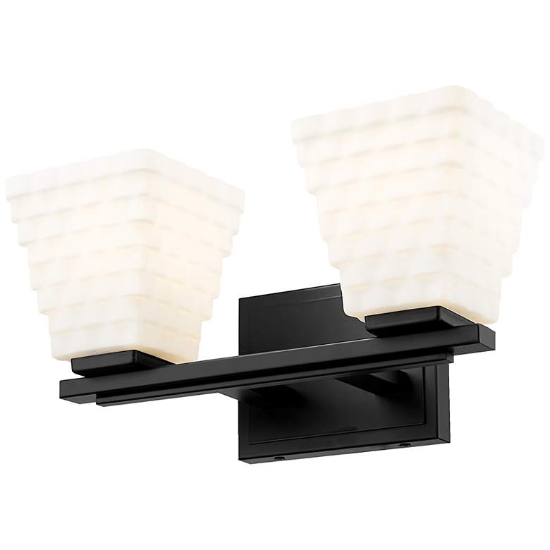 Image 5 Annalise by Z-Lite Matte Black 14 inch 2 Light Vanity more views