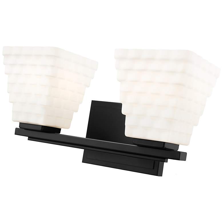 Image 6 Annalise by Z-Lite Matte Black 14 inch 2 Light Vanity more views