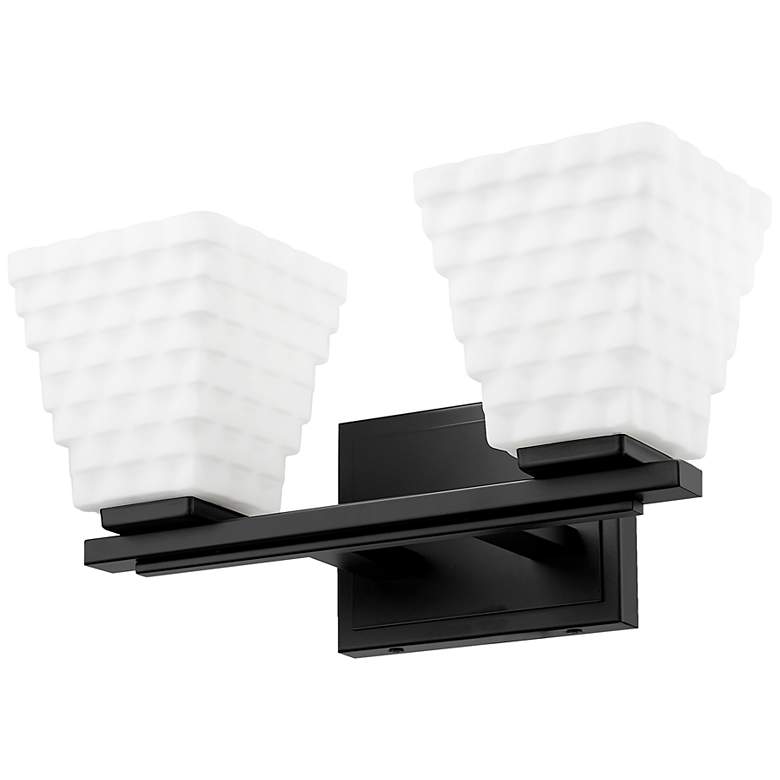 Image 7 Annalise by Z-Lite Matte Black 14 inch 2 Light Vanity more views