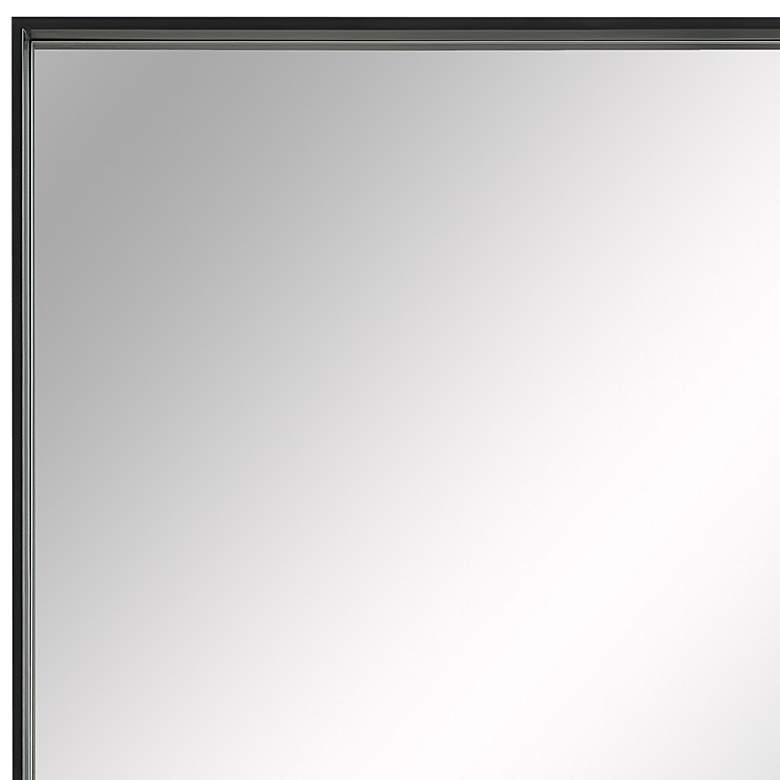 Image 3 Annalise Matte Black 30 inch x 45 inch Rectangular Wall Mirror more views