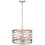 1_Annata 12" Wide Antique Nickel 4-Light Mini Pendant