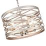4_Annata 12" Wide Antique Nickel 4-Light Mini Pendant more views