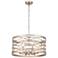 Annata 19 1/2" Wide Antique Nickel 6-Light Pendant
