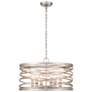 2_Annata 19 1/2" Wide Antique Nickel 6-Light Pendant more views