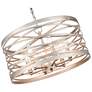 4_Annata 19 1/2" Wide Antique Nickel 6-Light Pendant more views