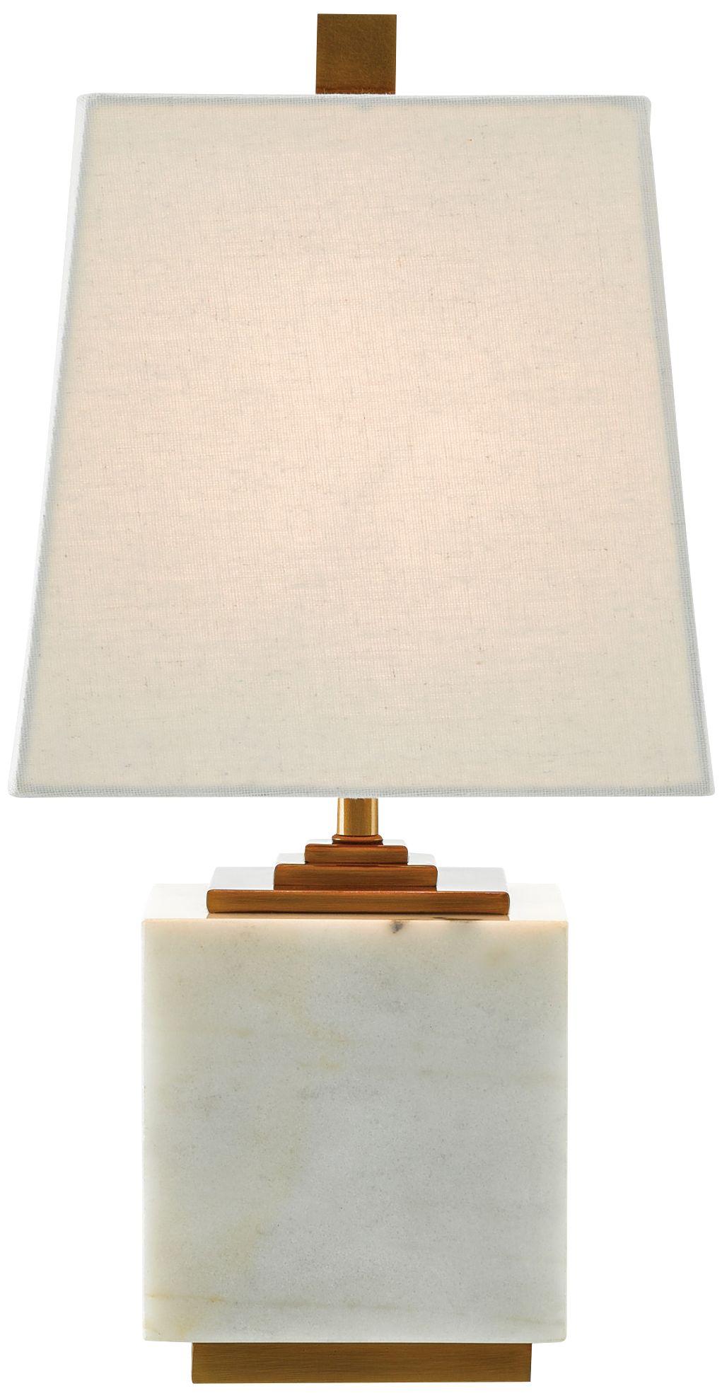 white company marble lamp