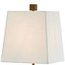 Annelore 16 1/2" High White Marble Accent Table Lamp