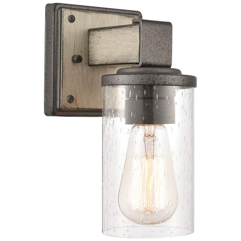 Image 1 Annenberg 9" High 1-Light Sconce - Anvil Iron