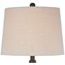 3_Annie 29 1/2" Iron Scroll Table Lamps with Square Acrylic Risers more views
