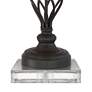 4_Annie 29 1/2" Iron Scroll Table Lamps with Square Acrylic Risers more views