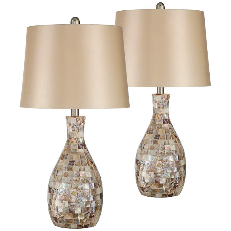 Image 1 Annie Mosaic Tile Table Lamps Set of 2