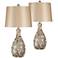 Annie Mosaic Tile Table Lamps Set of 2