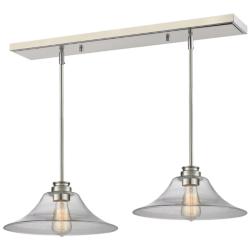 Annora by Z-Lite Brushed Nickel 1 Light Island Pendant