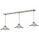 Annora by Z-Lite Brushed Nickel 3 Light Island Pendant