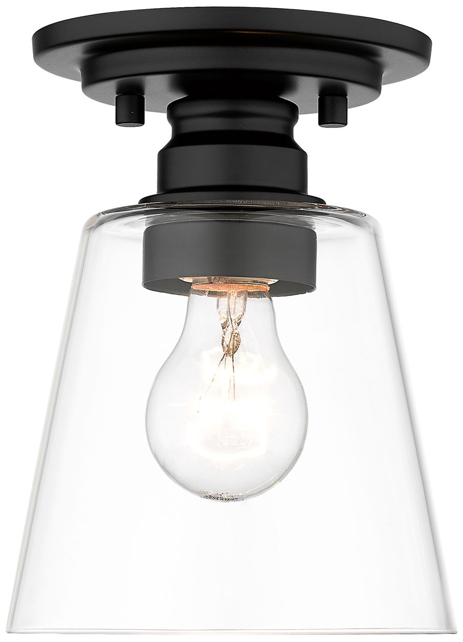 Image 4 Annora by Z-Lite Matte Black 1 Light Flush Mount more views