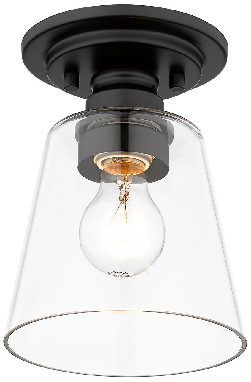 Image 5 Annora by Z-Lite Matte Black 1 Light Flush Mount more views